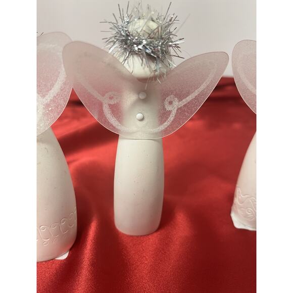 Christmas Angels Ceramic Porcelain Figurines Dept. 56 Set of 3 - Picture 6 of 8